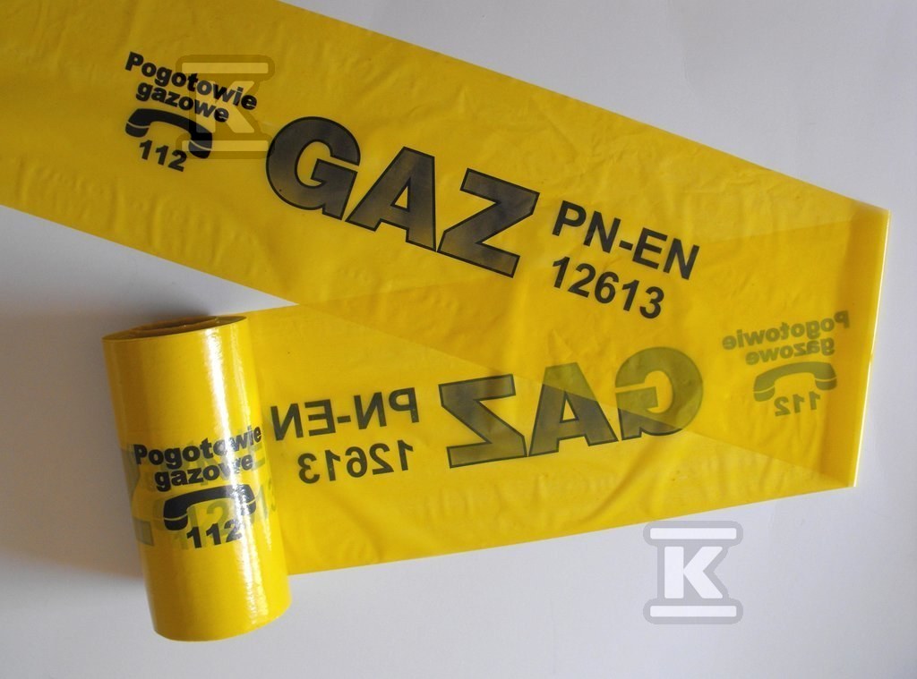 Sárga jelölőszalag 200mm*100m - PZ-2520008-20010G0