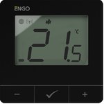 Regulator temperatury internetowy, ENGO E20i-B, bezprzewodowy, Wi-Fi, czarny, 230V