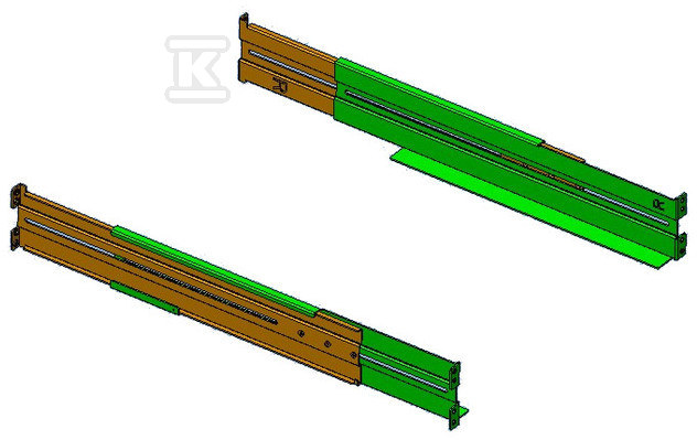 Zestaw szyn montażowych do szaf RACK - 10132004