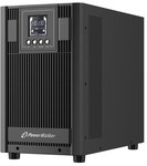 UPS powerwalker VFI 3000 AT FR ON-LINE 3000VA 4X 230 V PL terminal USB-B RS-232 EPO LCD tower