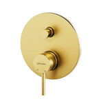 Bateria natryskowa CANNOLI BRUSHED GOLD 2 funkcyjna podtynkowa