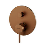 Bateria natryskowa CANNOLI SATIN COPPER 2F podtynkowa