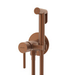 Bateria bidetowa CANNOLI SATIN COPPER podtynkowa