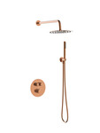 Zestaw termostatyczny CANNOLI SATIN COPPER podtynkowy