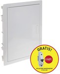 Rozdzielnica podtynkowa RWN z drzwiczkami metalowymi i listwą N+PE 2x12 modułowa (24 modułowa) - promocja B16 gratis