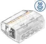 SCP5 quick connector plug transparent/white