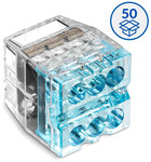 SCP6 quick connector plug transparent/blue