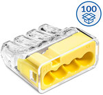 SCP4 quick connector plug transparent/yellow