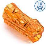 Quick connector SCS2 B10 orange (pack = 10 pcs.)