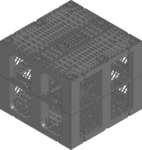Skrzynka rozsączająca RAUSIKKO S 8.6 z kanałem inspekcyjnym, 400L, wym. 800x800x660mm, wytrzymałość 42T, monolityczna, kolor czarny