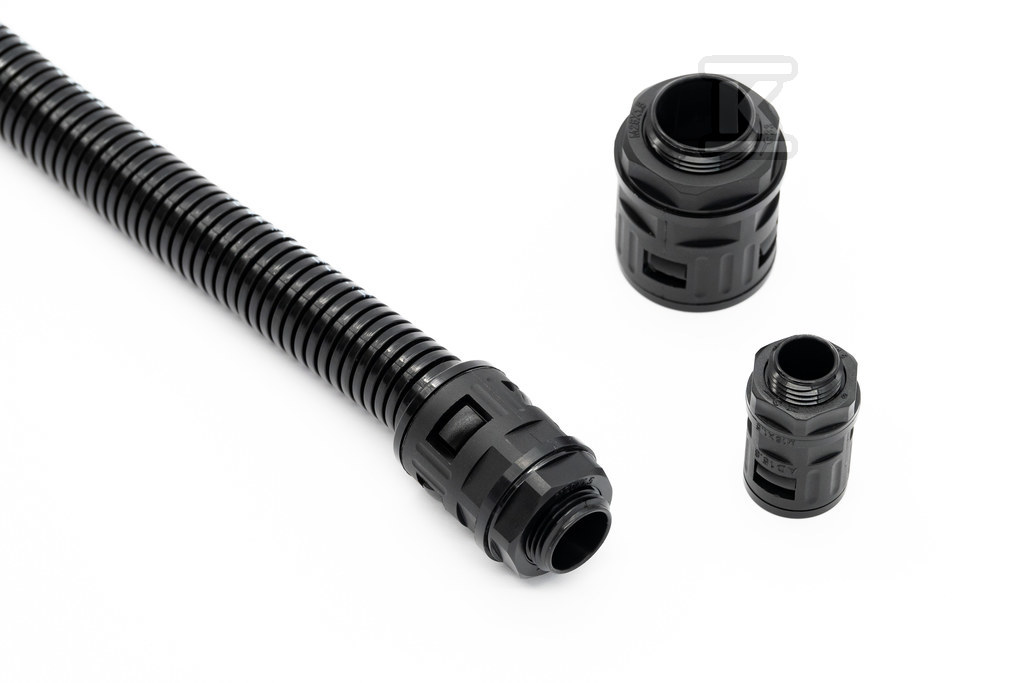 Black gland for polyamide conduit - T0211