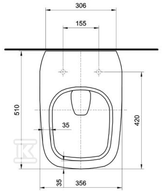Deska sedesowa WC wolnoopadająca - S-KOL106