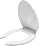 HIGIENIC toilet seat made of duroplast with a slowly closing hinge, detachable, antibacterial, hard, for the disabled