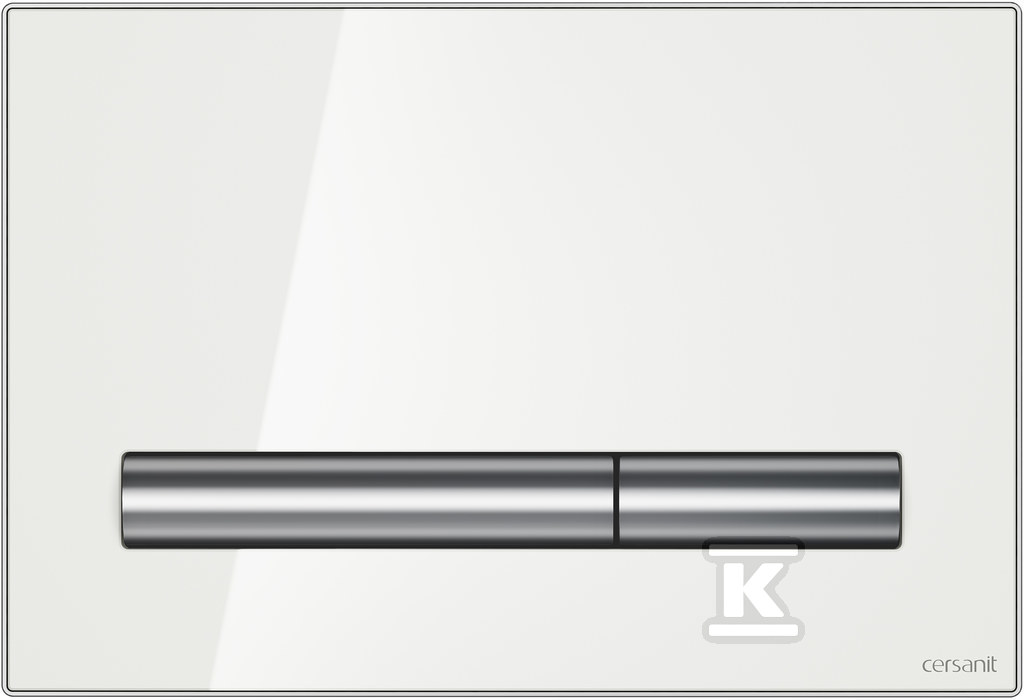 Кнопка PILOT II Скло БІЛЕ - K97-529