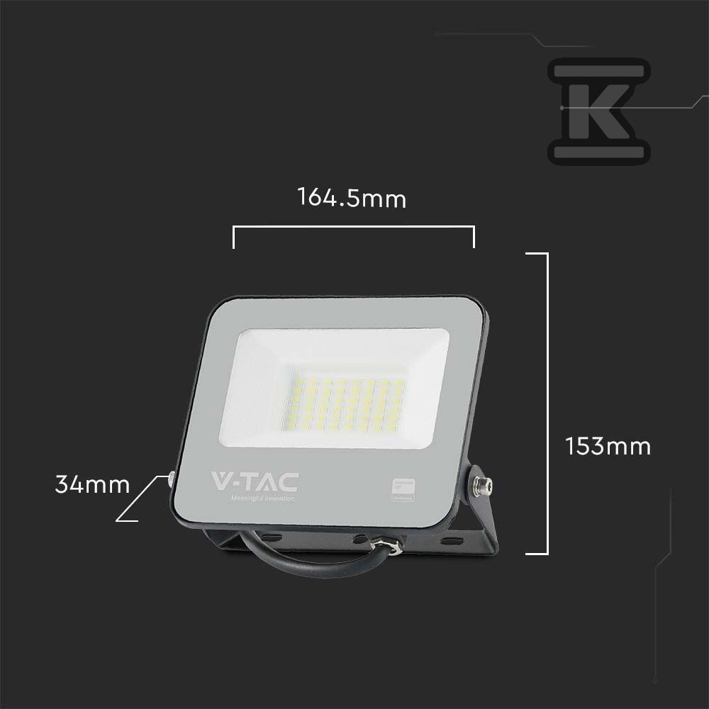 Projektor LED V-TAC 30W 185Lm/W czarny - 9891