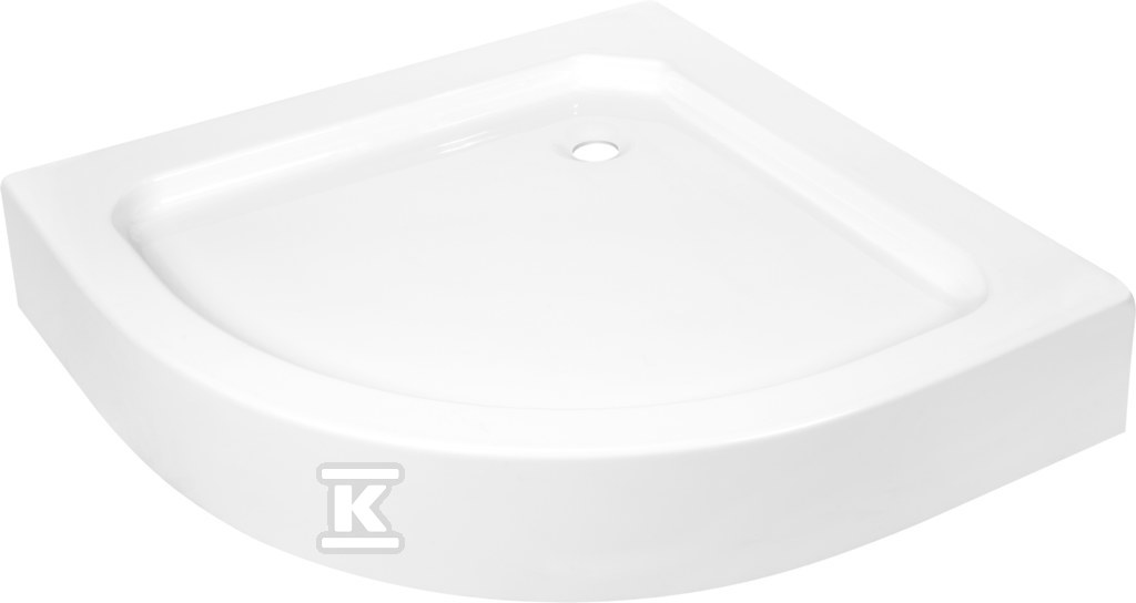 Напівкруглий душовий піддон 90 см - AK-80-093-P