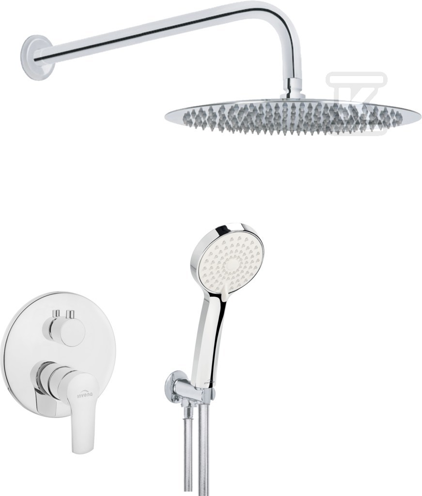 Zestaw podtynkowy z baterią podtynkową - BS-82-0O2-A