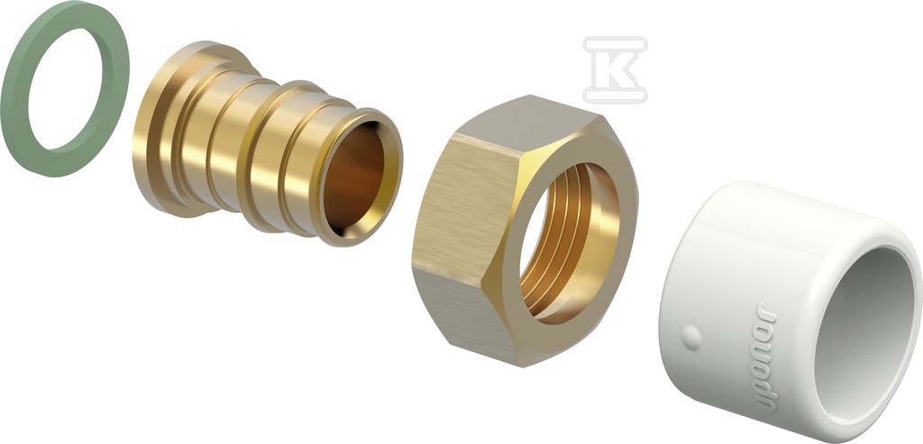 Uponor Q&E coupling with a movable nut - 1025858