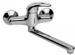 GALEO kitchen wall-mounted mixer, chrome