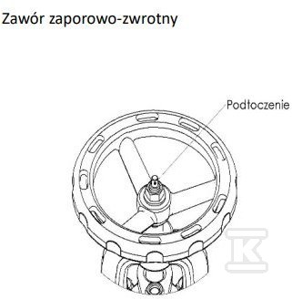 Zawór zaporowo-zwrotny zGLO Fig. 215C, - 215C065D41