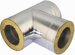 Trójnik 90 izolowany 160/220 0,5mm do kotłów na pellet