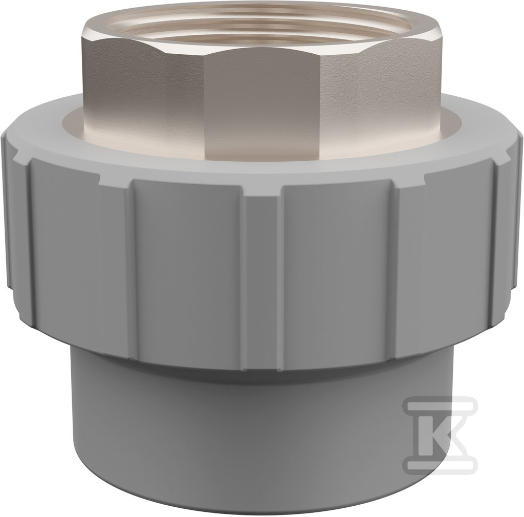 Złączka pod klucz PPRC szara 2"GW-63 GF - 4301706325321