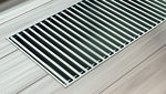 Kratka zwijana aluminium anodowane satyna - profil zamknięty typ 17x200