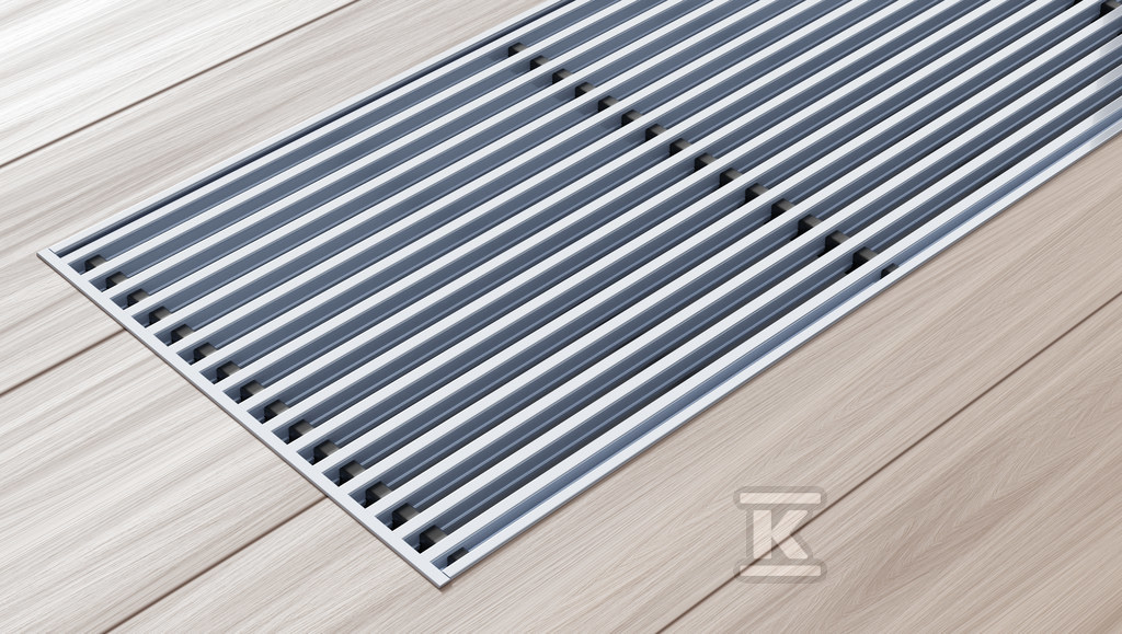 Kratka wzdłużna aluminium naturalne - PZW-1,8/35/240