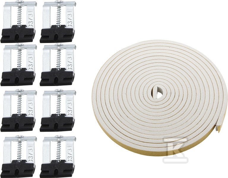 Кліпси для монтажу мийки зі стрічкою - CZZ_000T