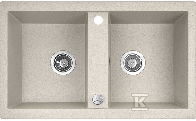 Гранітна мийка BARBADOS 2-х камерна - SBB_420T