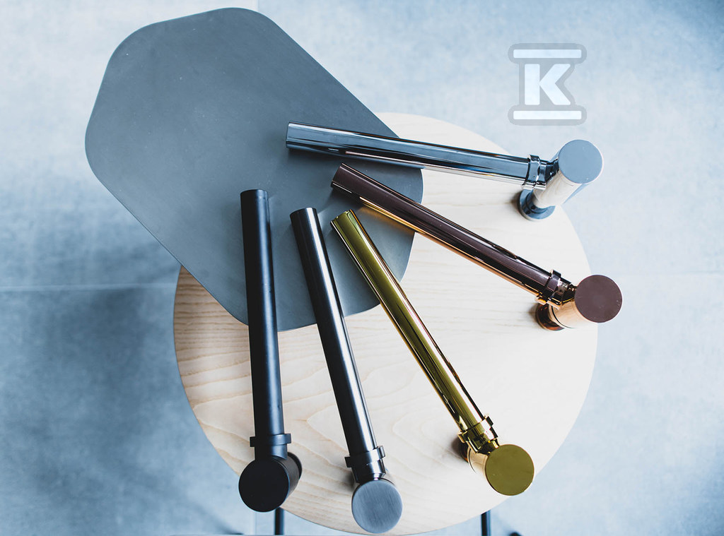 Сифон для раковини круглий, золотий - CKS_G61D