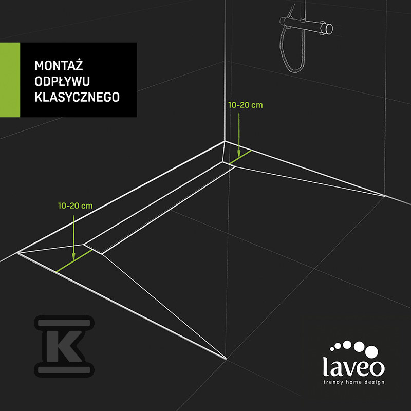 Odpływ liniowy BASSO 100 cm - COB_210D