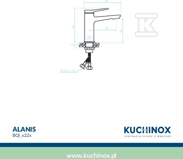 Bateria umywalkowa ALANIS stojąca z - BQI_822D