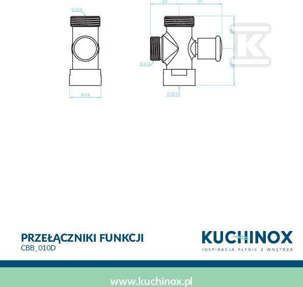 Przełącznik funkcji do baterii - CBB_010D