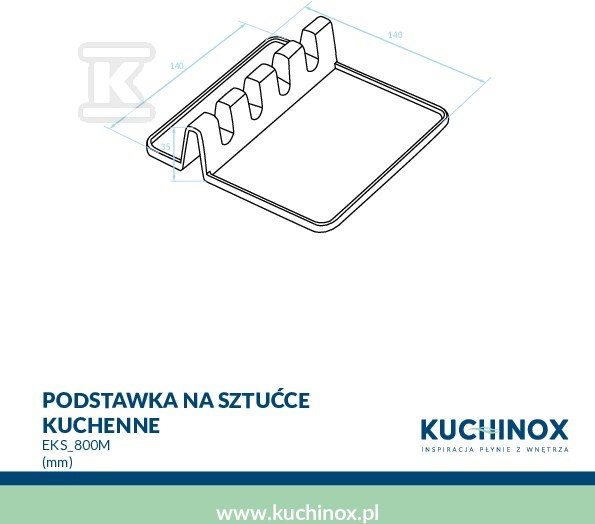 Podstawka na sztućce kuchenne - EKS_800M