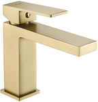 Free-standing washbasin tap without drain plug ARS BRUSHED GOLD