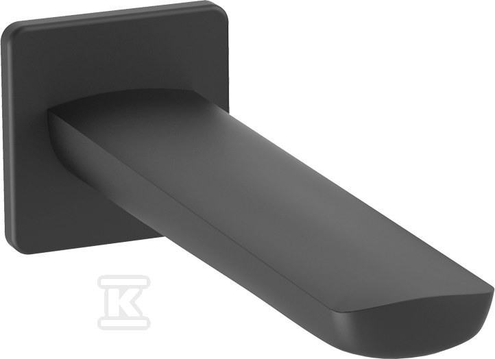 Wylewka wannowa KVADRO BLACK podtynkowa - 2455510