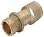 Złączka mosiężna zaciskowa PEX 10 bar 20x2.8mm z gwintem zewnętrznym GZ3/4" przyłączeniowa do Pex, do rur preizolowanych CALPEX