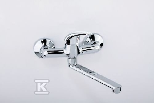 Wall mounted kitchen mixer ALBA, chrome - 2453950