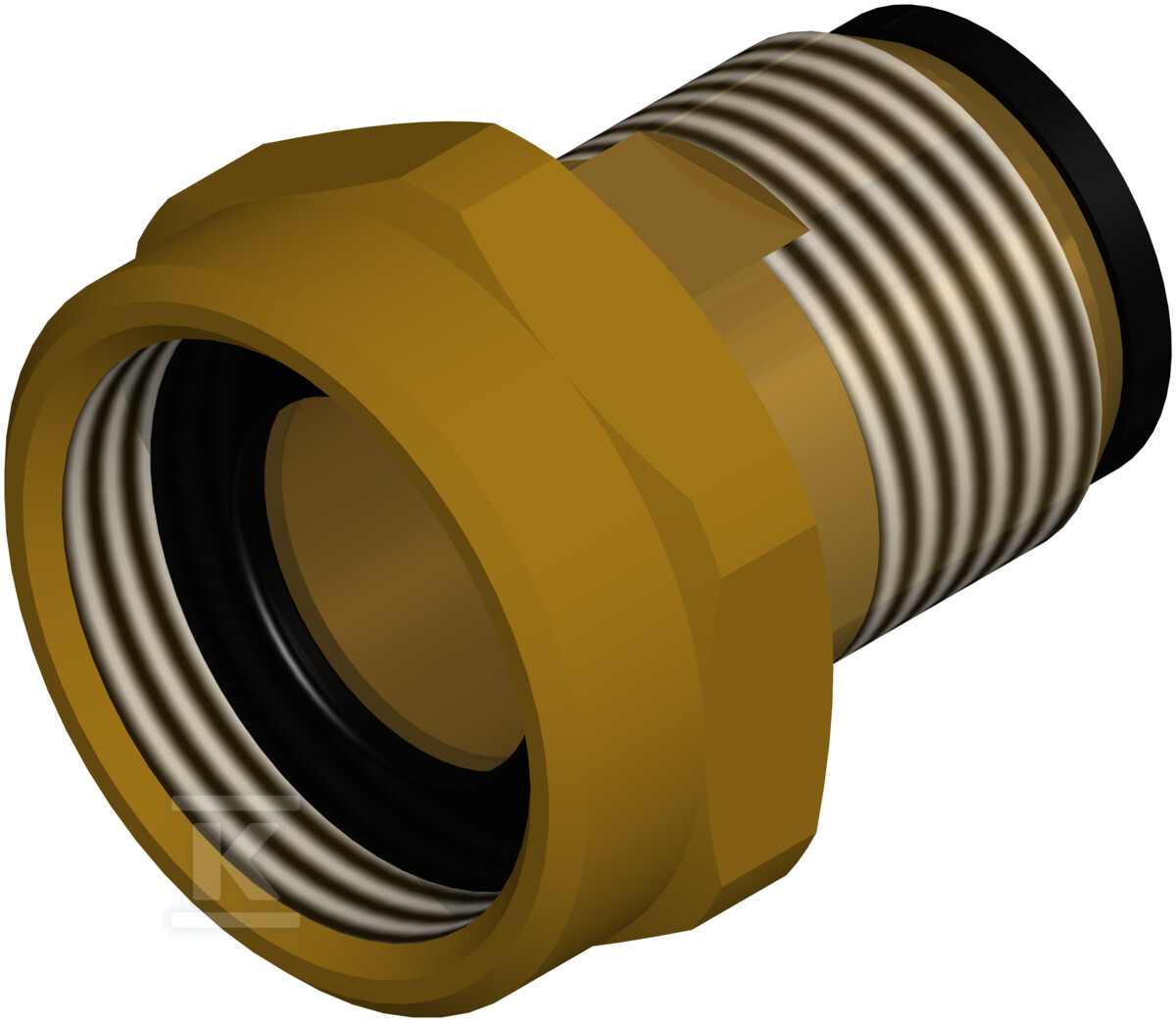 Półśrubunek GW 3/4" X GZ 1/2" - 40.20.26