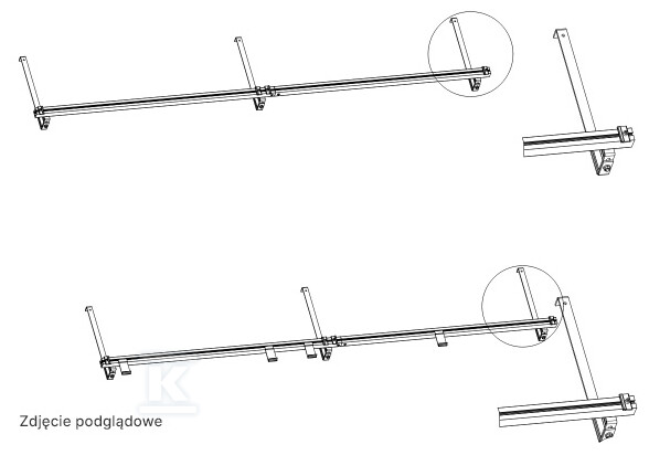 Ручка KS2100-1B-H430 - HSM121UH43B