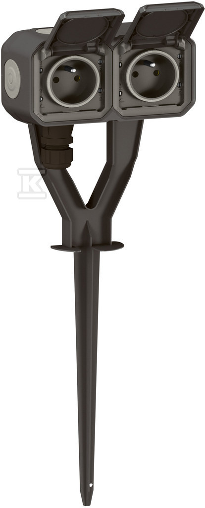 Zestaw gniazd ogrodowych 2x2P+Z, - 069749L