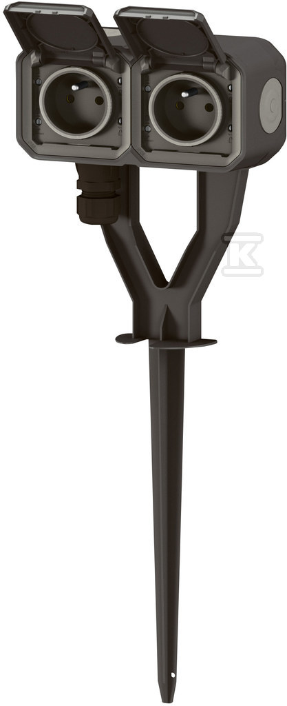 Zestaw gniazd ogrodowych 2x2P+Z, - 069749L
