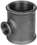 Trójnik redukcyjny nakrętny 1 1/4X3/4X1 1/4'' czarny B1, NR25, NR 130R
