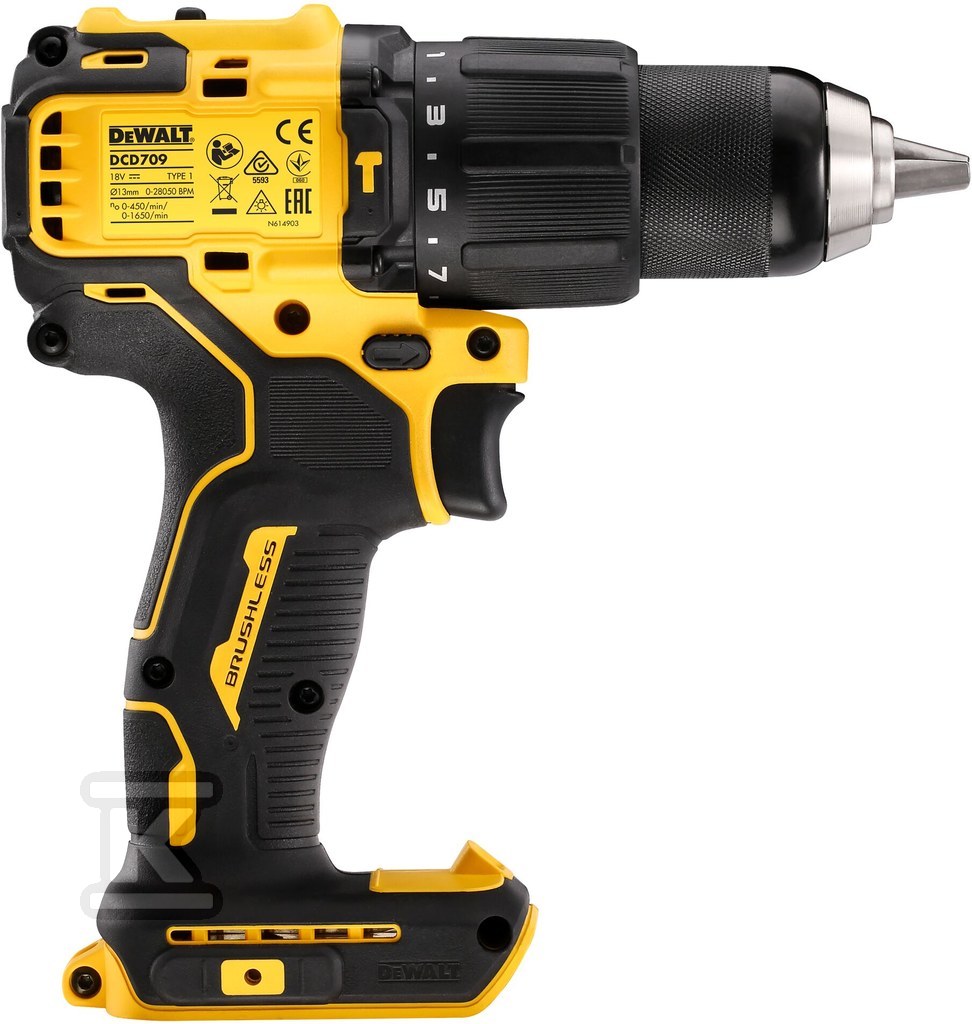 Wiertarko-Wkrętarka udarowa DEWALT XR - DCD709N-XJ