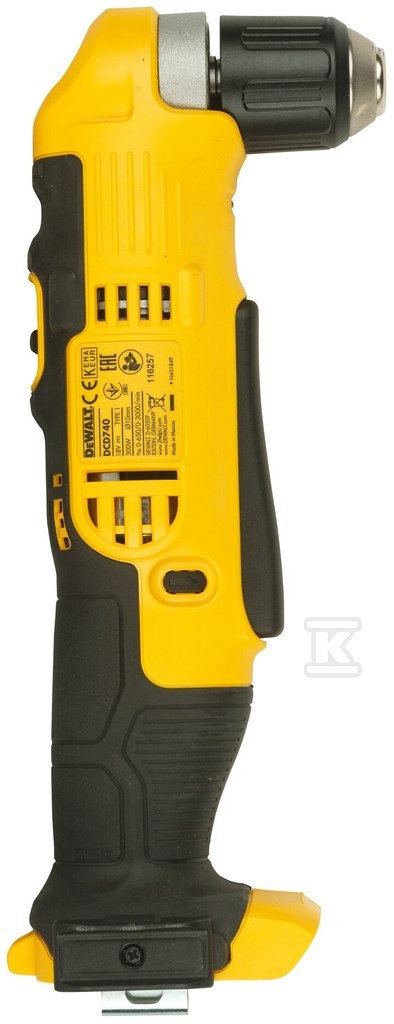 Wiertarko-Wkrętarka Kątowa DEWALT XR - DCD740NT-XJ