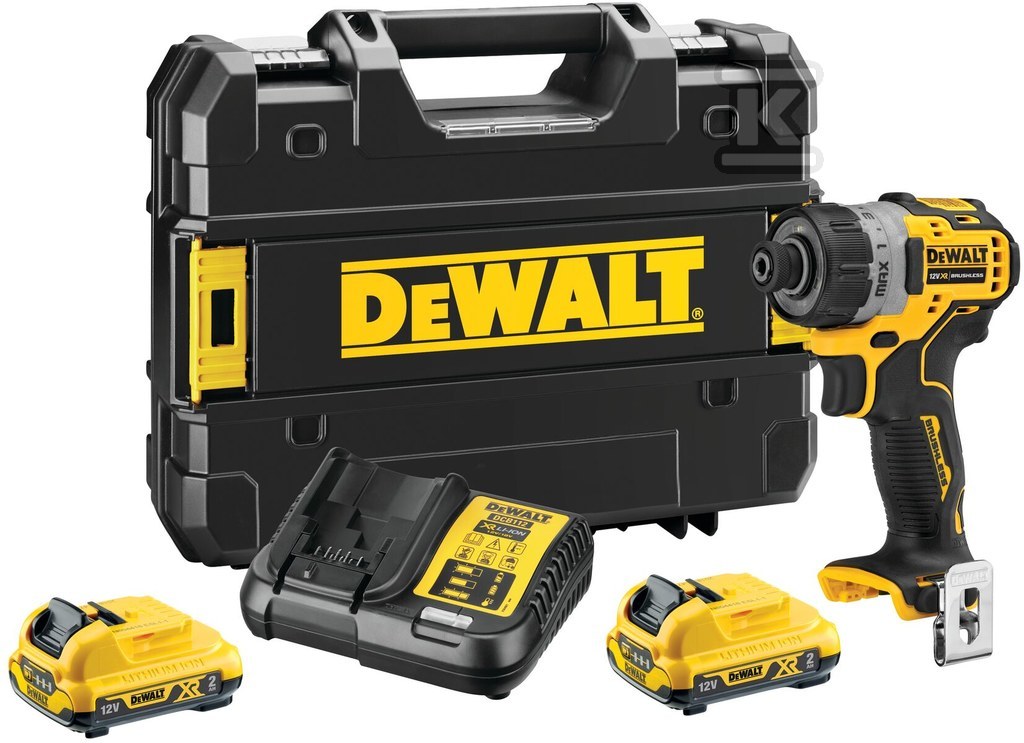 Wkrętarka DEWALT XR 12V bezszczotkowa, - DCF601D2-QW