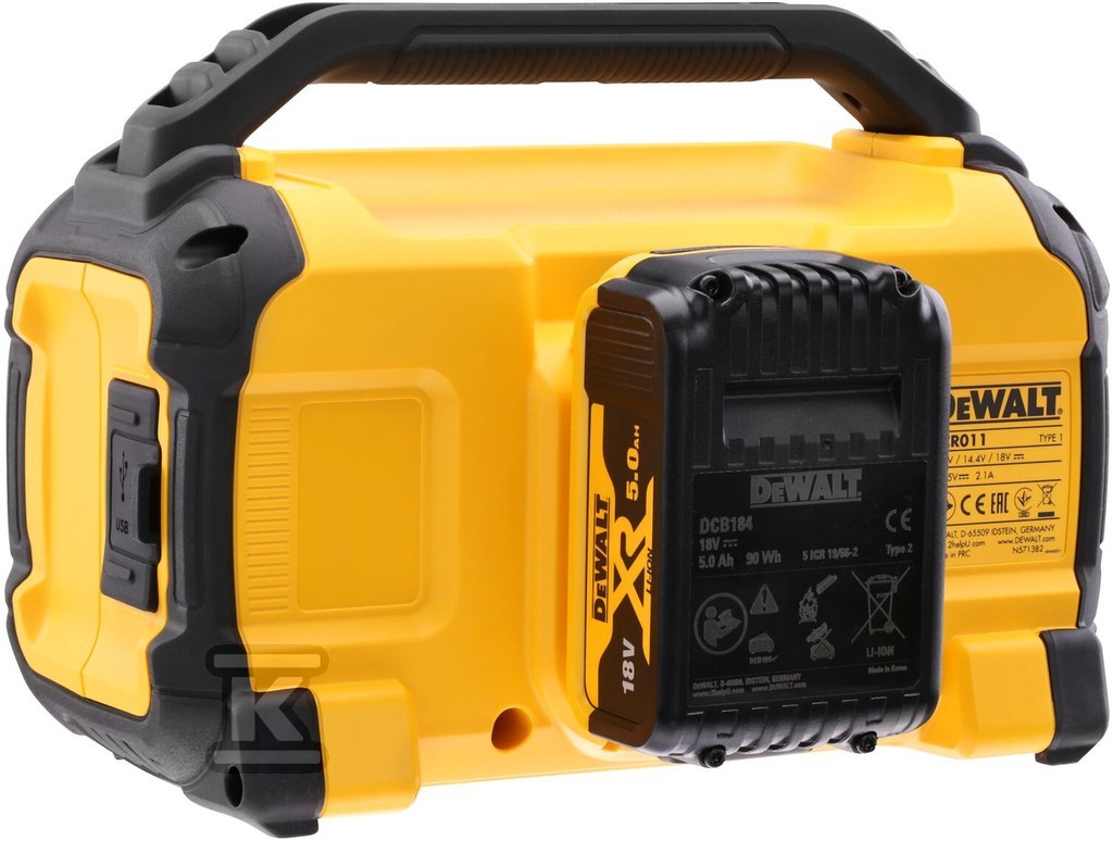 Głośnik Bluetooth 18V XR DCR011-XJ - DCR011-XJ