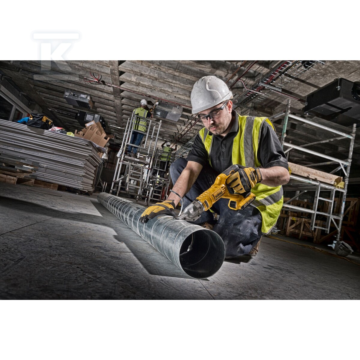 Nożyce do cięcia blachy DeWalt 18V XR - DCS491NT-XJ
