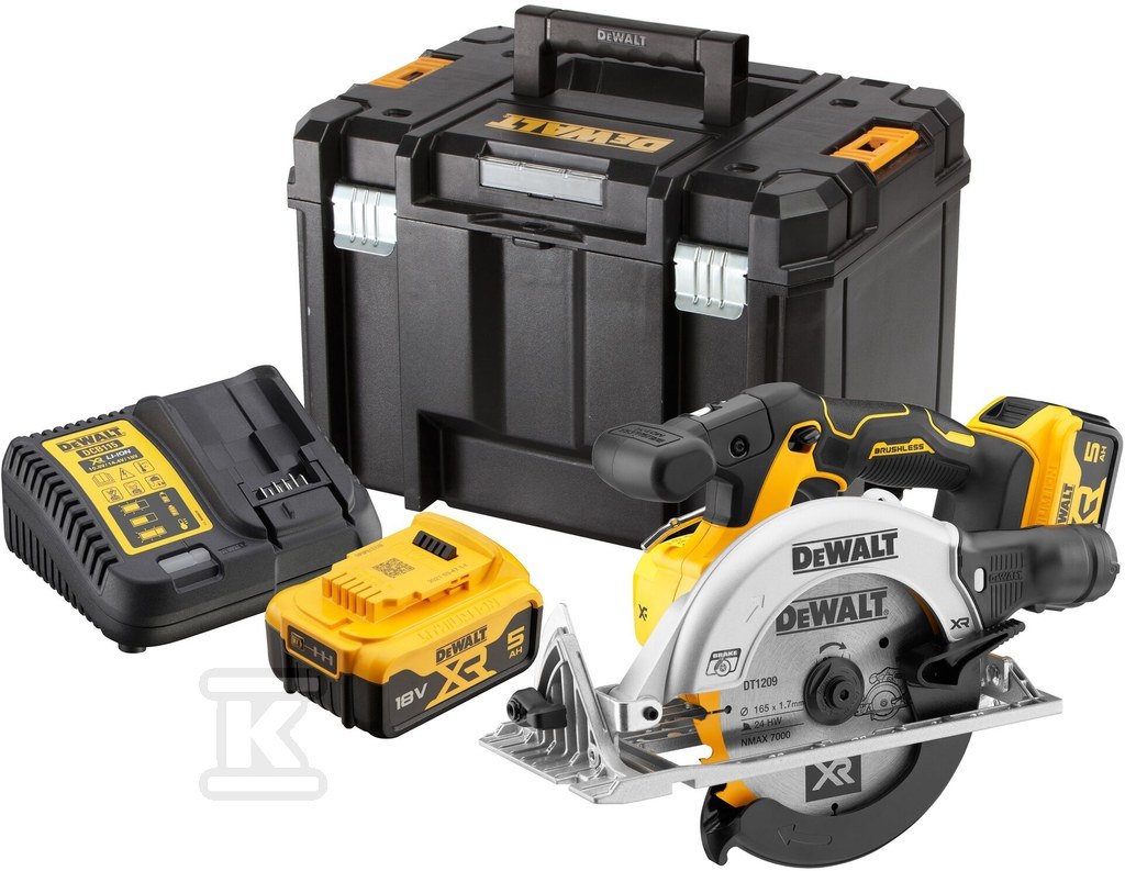 Pilarka tarczowa 165mm DeWalt 18V XR z - DCS565P2-QW